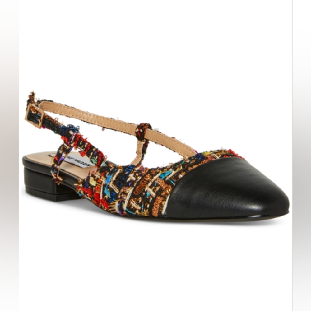 Steve Madden Multicolor Tweed Flats